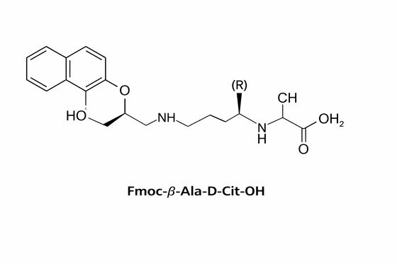 Fmoc-β-Ala-D-Cit-OH Farmaceutische Onzuiverheid Voor Peptide Bouwsteen