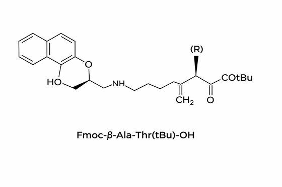 Fmoc-β-Ala-Thr(tBu)-OH Dipeptide Bouwsteen Voor SPPS