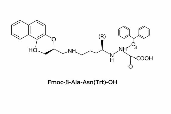 Fmoc-β-Ala-Asn(Trt)-OH SPPS Dipeptide Voor Peptide